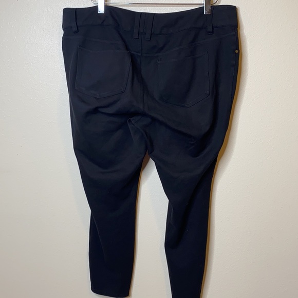 Torrid Ponte Ankle Black Pants Sz 16 - Picture 3 of 5